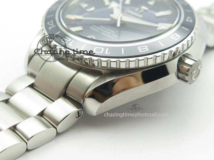 0301 Planet Ocean GMT 42mm V6F Best Edition Blue Bezel Blue Dial On SS Bracelet A ModernLook 8274